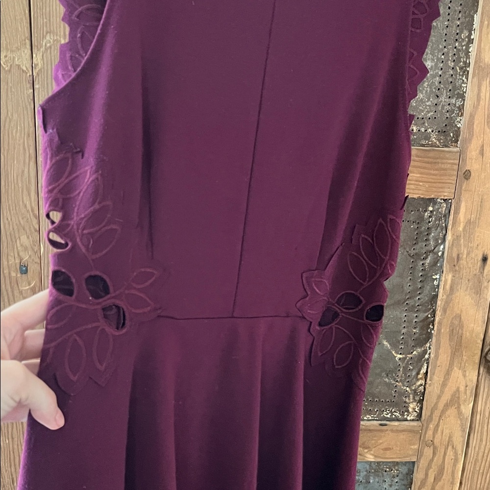 Free People Deep Purple Mini Dress - Picture 3 of 5